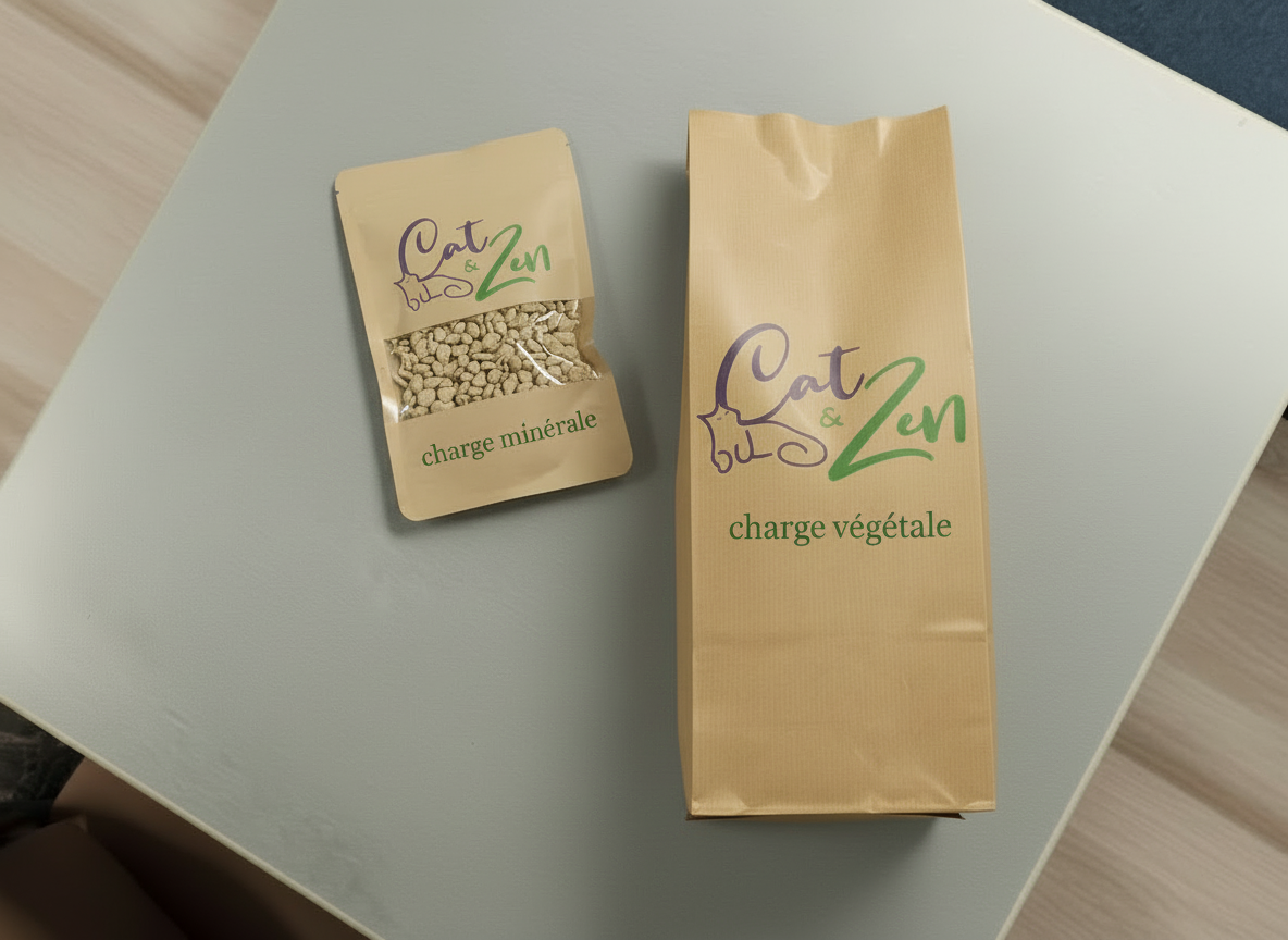 Litière naturelle Bretonne pour chat à base de lin – Écologique, sans poussière, fabrication française