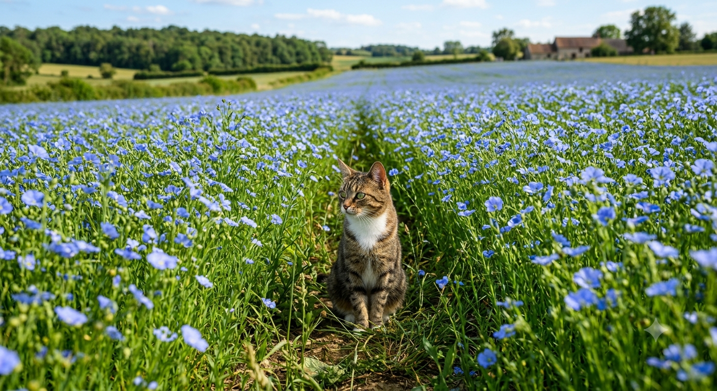 Litière chat écologique : pourquoi choisir le lin