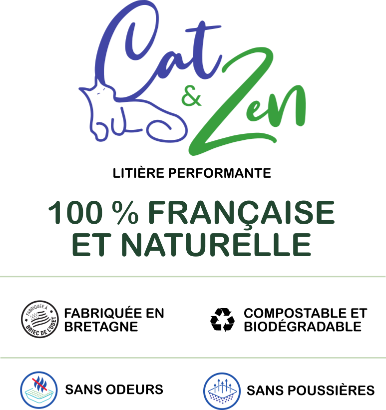 Litière naturelle Bretonne pour chat à base de lin – Écologique, sans poussière, fabrication française